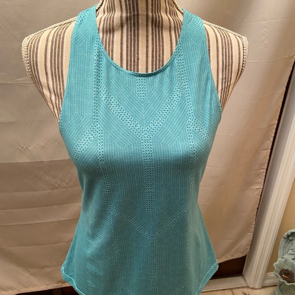 PrAna Turquoise /Teal Racerback Tank Top size med - Picture 9 of 9